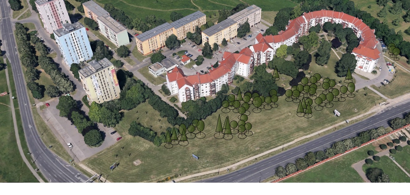 Fákat is érint a távhővezeték-építés a Littke utcánál