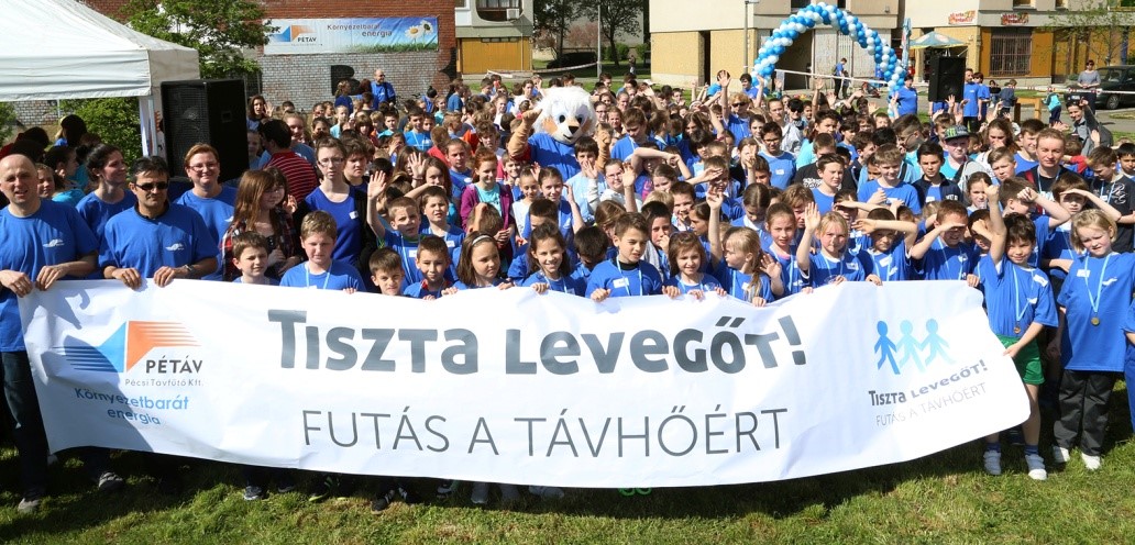 Százak futottak a távhőért Pécsen